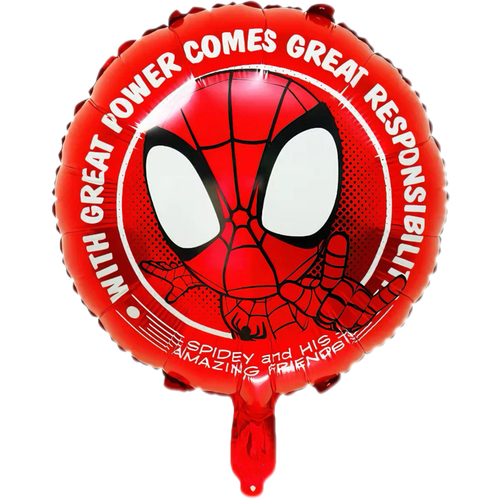 Okrugli folijski balon – Spider-Man, 18″