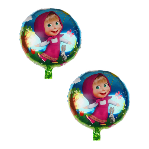 Okrugli folijski balon – Maša, 18″