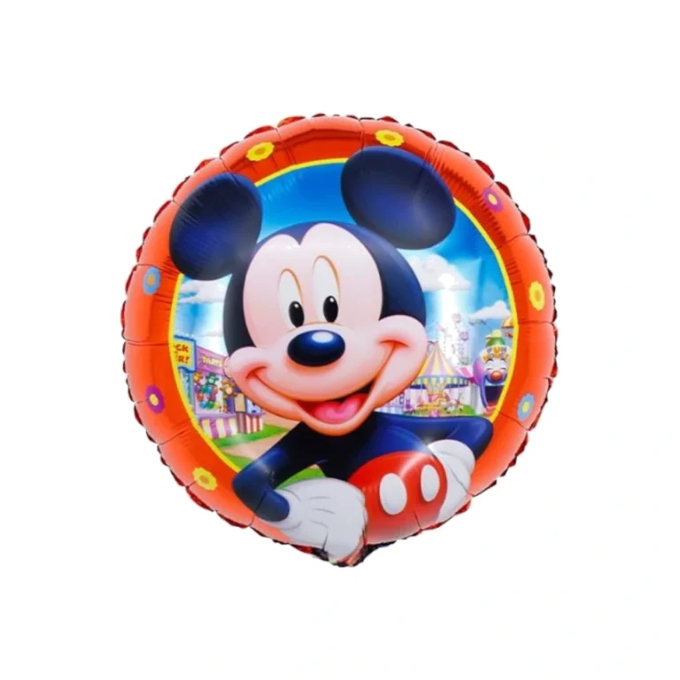 Okrugli folijski balon – Mickey Mouse u cirkusu, 18″
