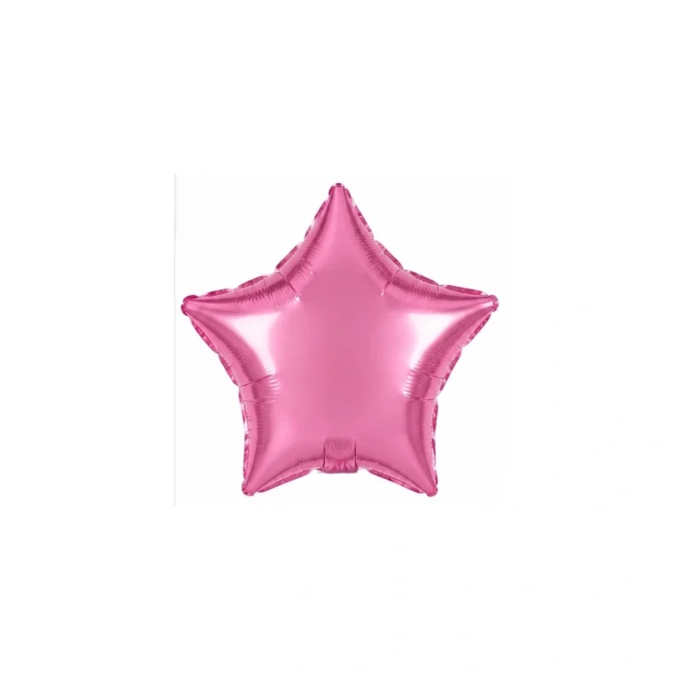 Folijski balon zvijezda – tamnorozi, sjaj, 18″
