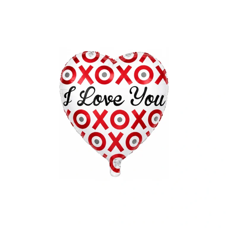 Folijski balon srce – XOXO I Love You, 18″