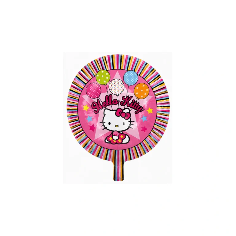 Folijski balon Hello Kitty – roze, okrugli, 18″
