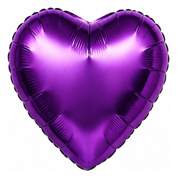 Folijski balon srce – svijetloljubičasti, 18″