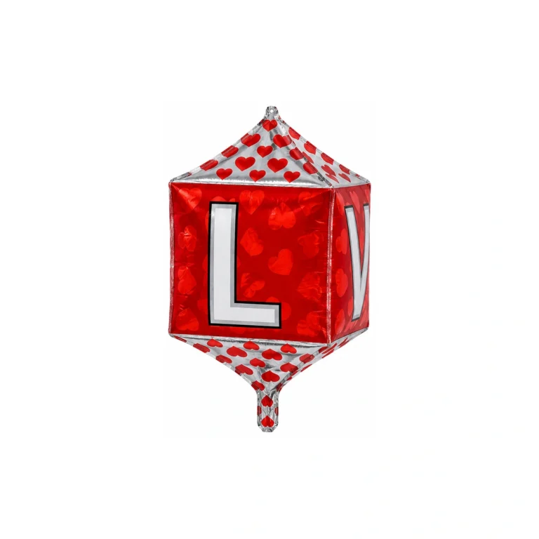 Folijski balon – 4D kocka Love
