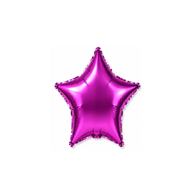 Folijski balon zvijezda – lila, sjaj, 18″