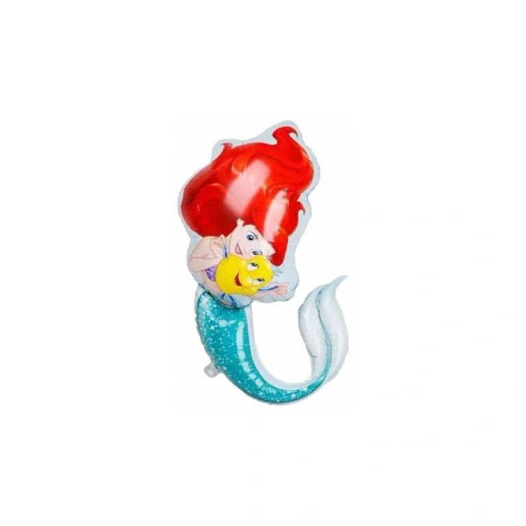 Folijski balon Ariel – figura, 80 × 56 cm