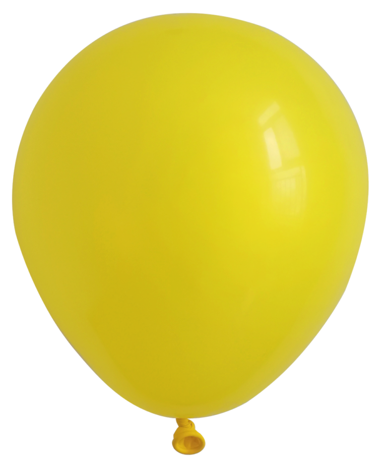Lateks balon Pastel – žuta, 5″
