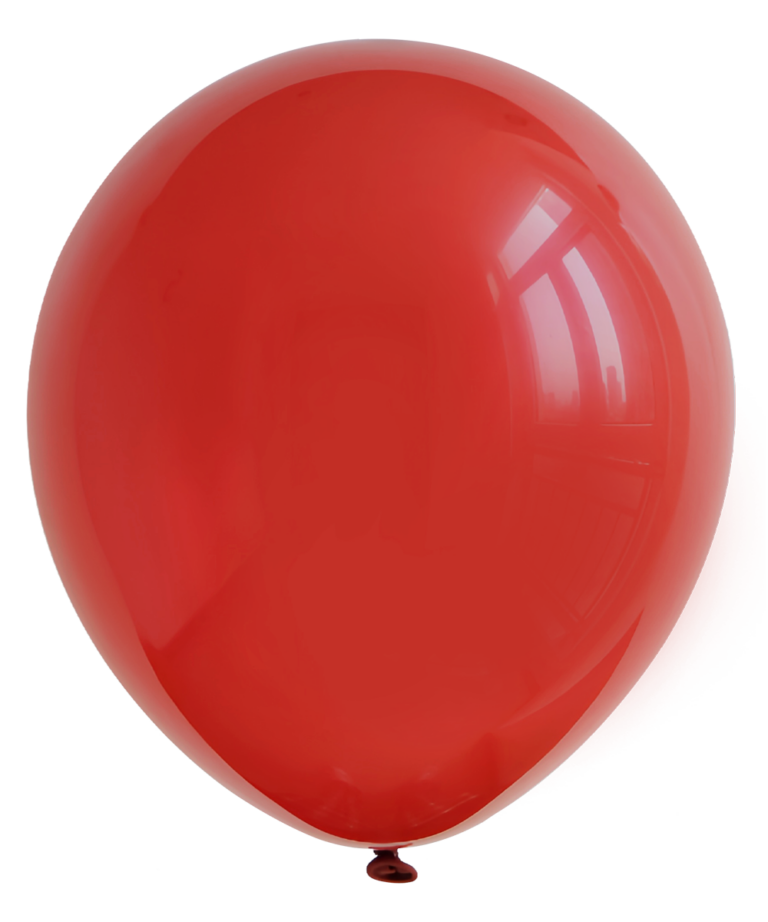 Lateks balon Pastel – crvena, 10″