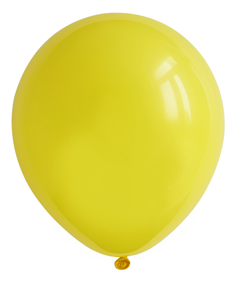 Lateks balon Pastel – žuta, 10″