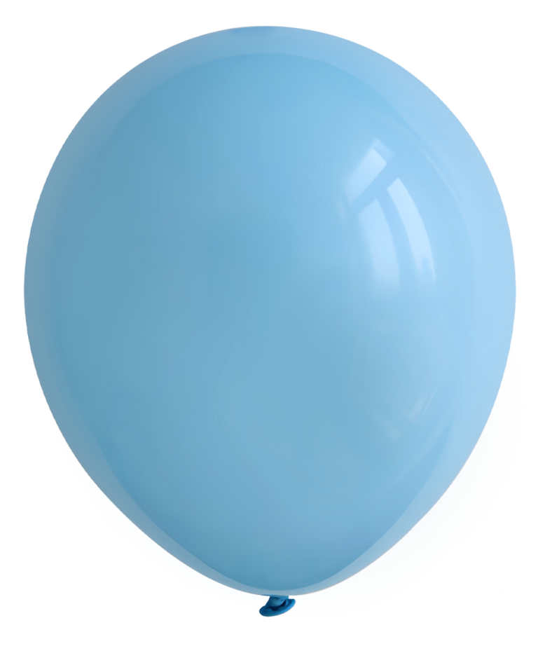 Lateks balon Pastel – svijetloplava, 10″