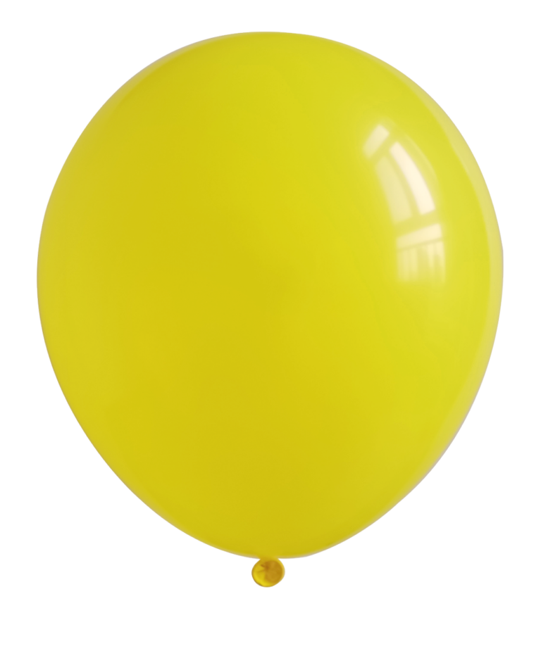 Lateks balon Pastel – žuta, 12″