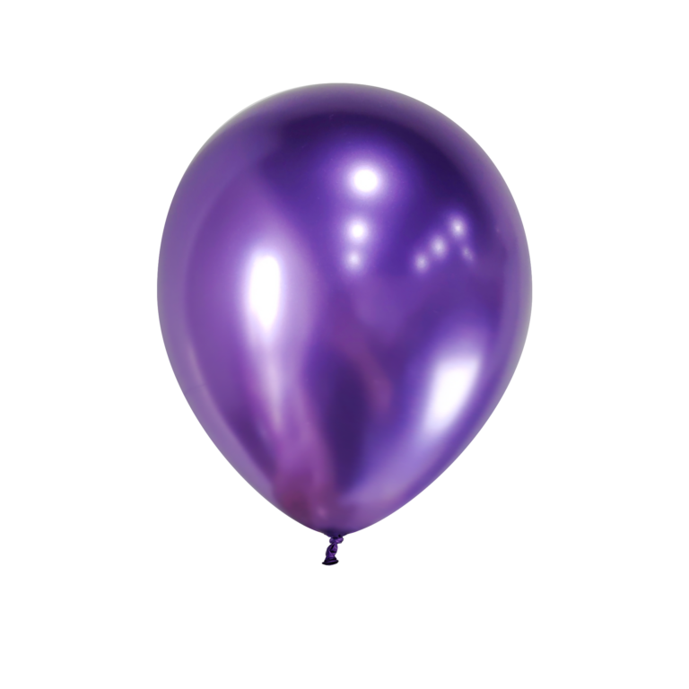 Lateks balon Chrome – ljubičasta, 5″