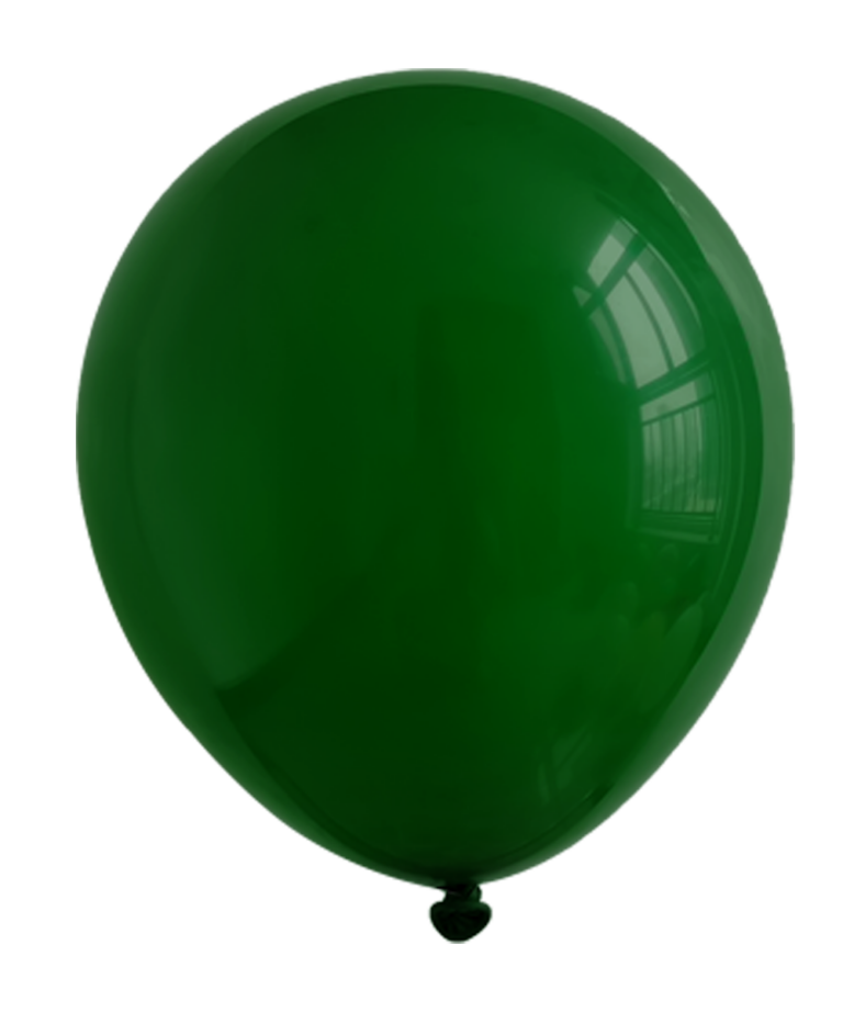 Lateks balon Pastel retro – Blackish Green, 5″