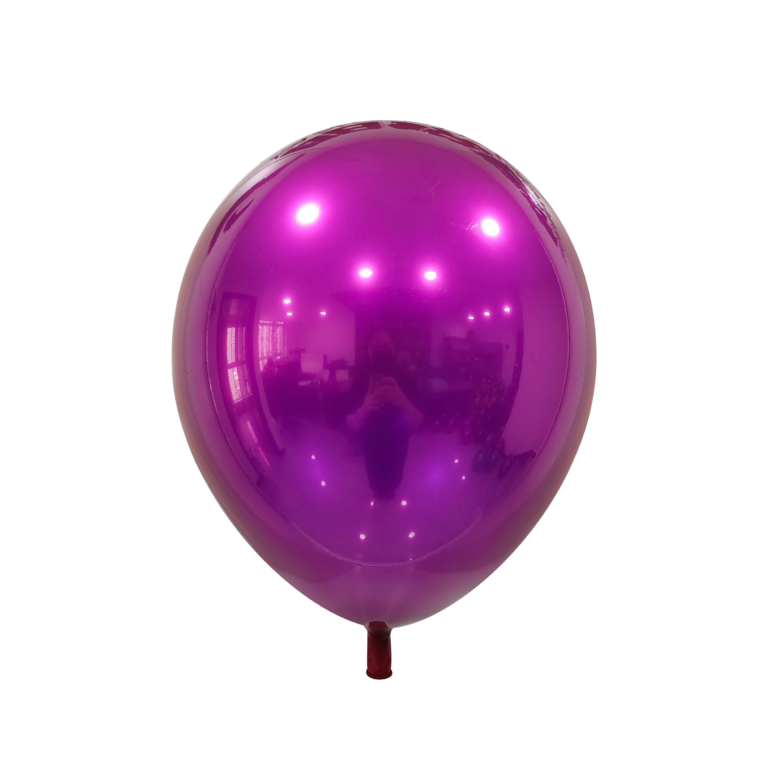 Lateks balon Chrome Ice – Fuchsia, 12″