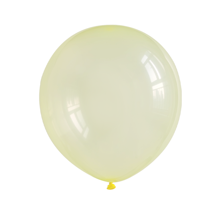 Bobo Crystal balon – žuta, 12″