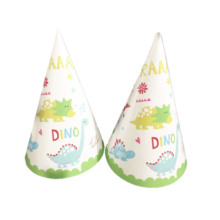 Papirne kape Dino, 6 komada