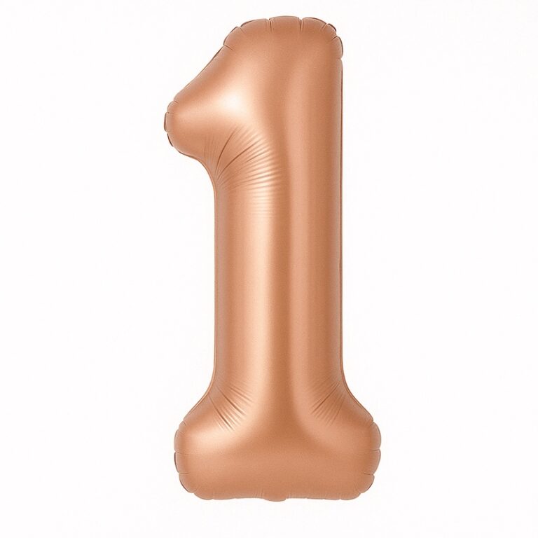 Folijski balon broj 1 – čokoladna, 40″