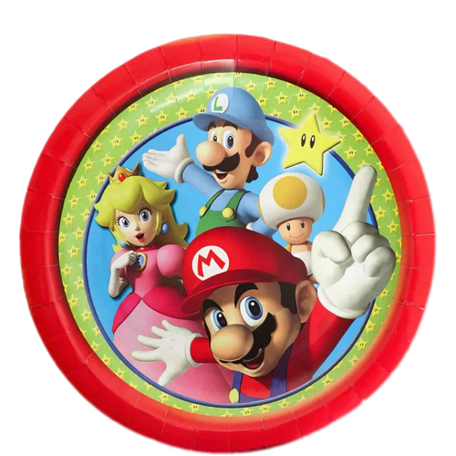 Papirni tanjiri Super Mario, 10 komada