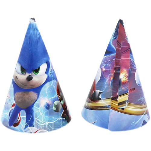 Papirne kape Sonic, 6 komada