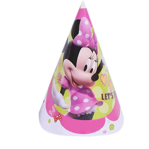 Papirne kape Minnie-2, 6 komada