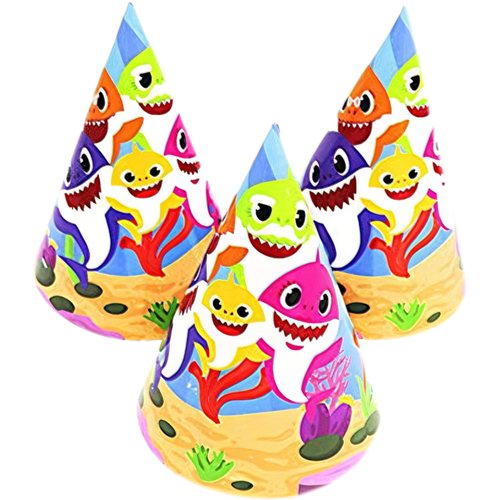 Papirne kape Baby Shark, 6 komada