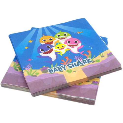 Salvete Baby Shark, 20 komada