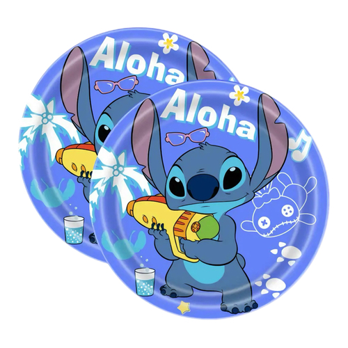 Papirni tanjiri Stitch Aloha, 10 komada