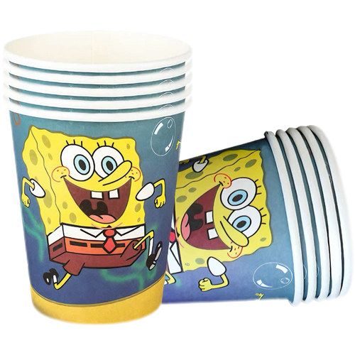 Papirne čaše Sunđer Bob-1, 10 komada