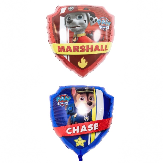 Folijski balon – Paw Patrol značka, Marshall i Chase
