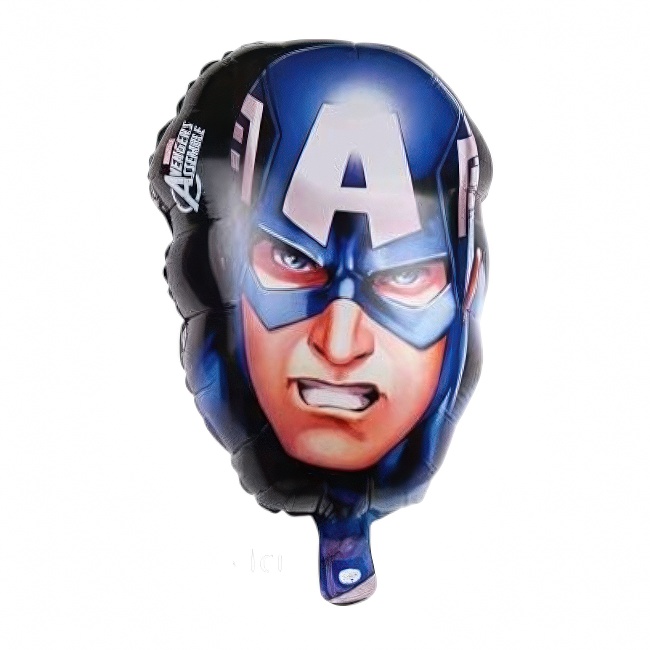 Okrugli folijski balon – Kapetan Amerika, 18″
