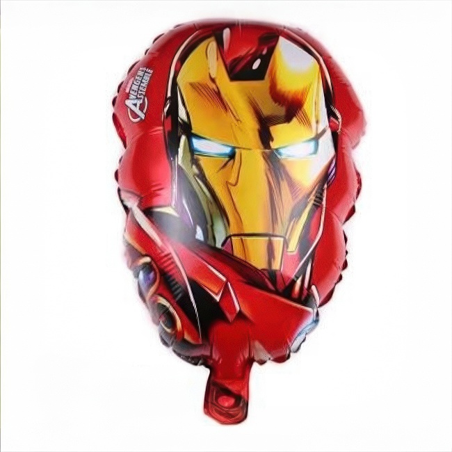 Okrugli folijski balon – Iron Man, 18″