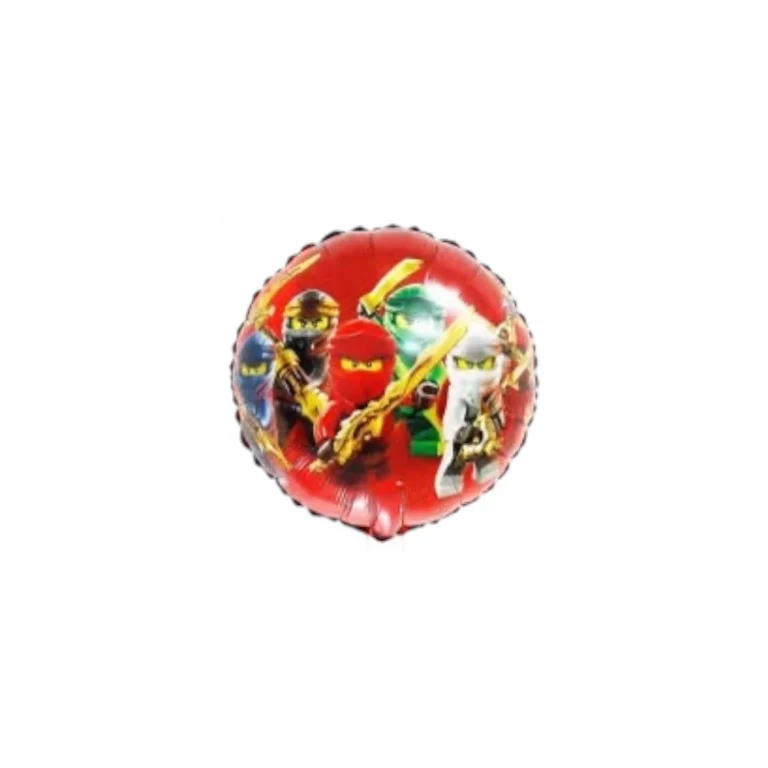 Okrugli folijski balon – LEGO Ninja, 18″