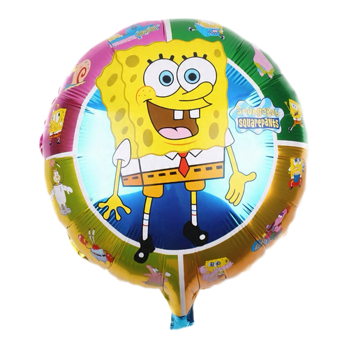 Okrugli folijski balon – Sunđer Bob, 18″