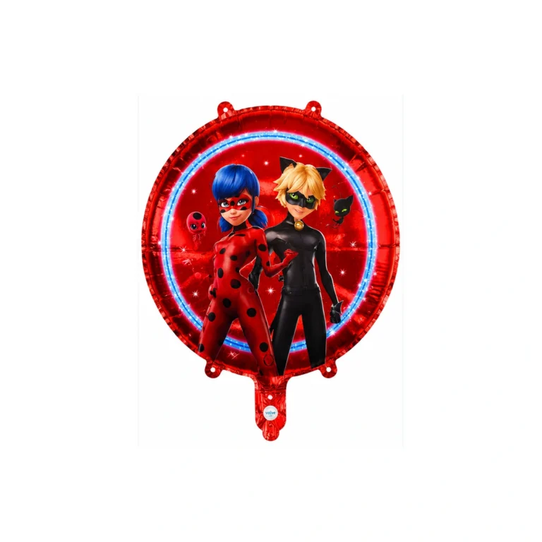 Okrugli folijski balon – Miraculous, 18″
