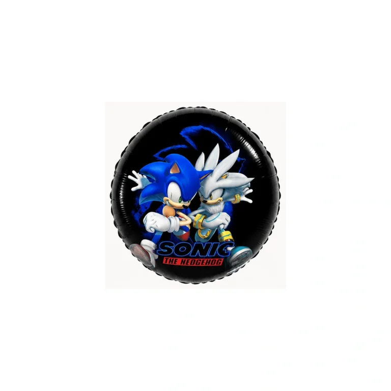Okrugli folijski balon – Sonic i prijatelji, 18″