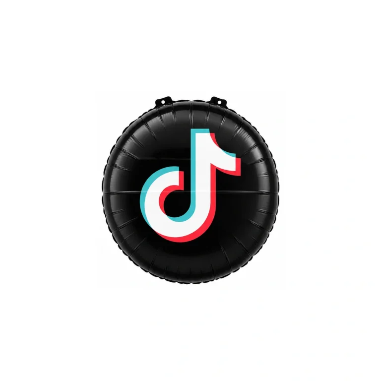 Okrugli folijski balon – TikTok, 18″