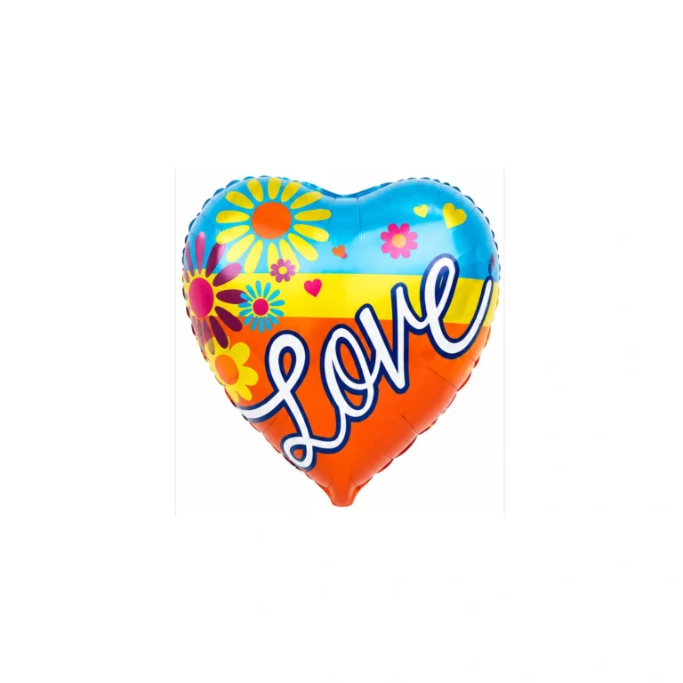 Folijski balon srce – Love, ljetni motivi, 18″
