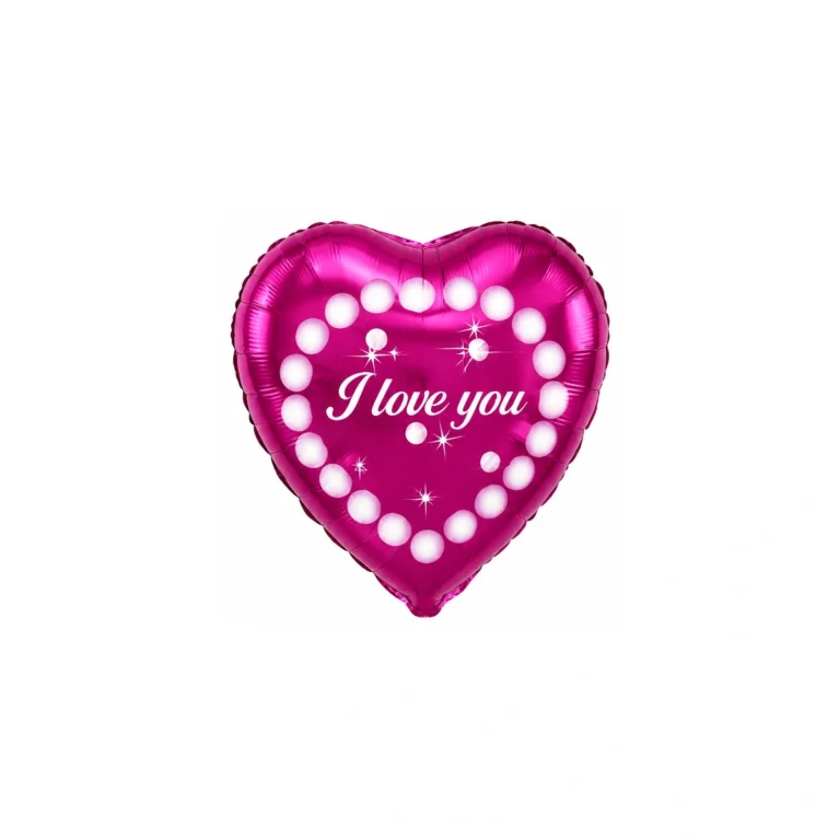 Folijski balon srce – I Love You, ciklama