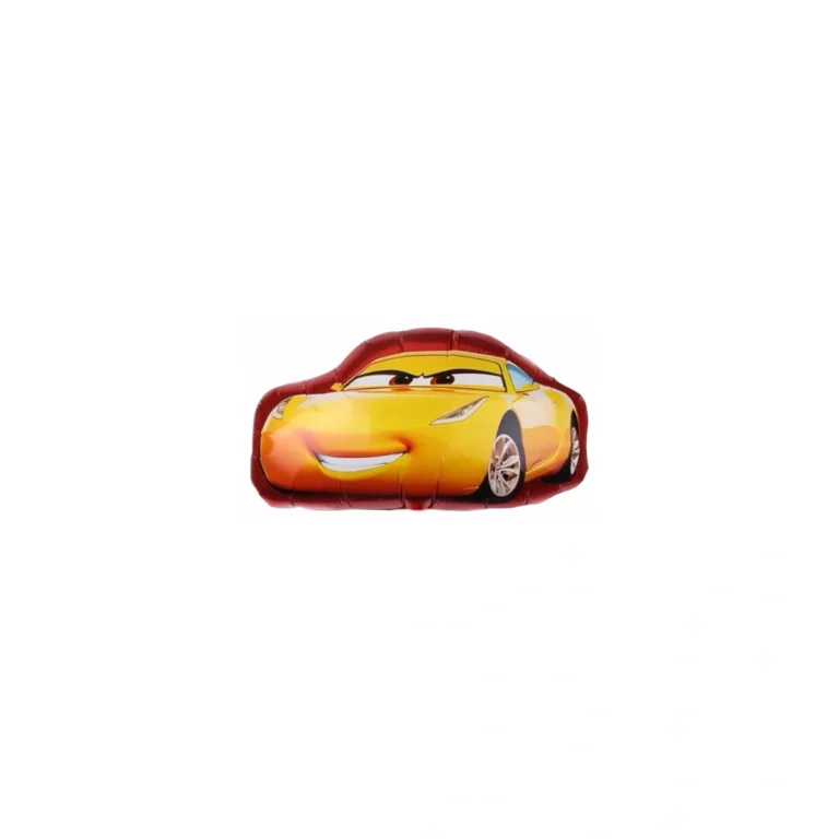 Folijski balon Cars auto – žuti