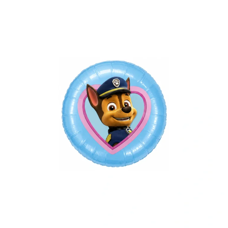 Okrugli folijski balon – Chase, Paw Patrol, 18″