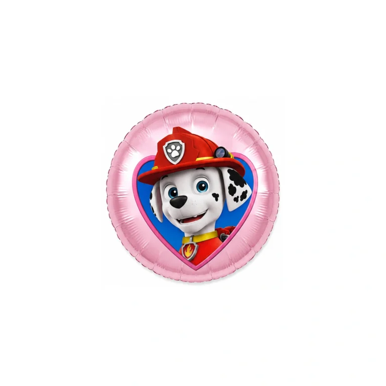 Okrugli folijski balon – Marshall, Paw Patrol, 18″