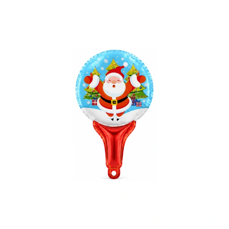 Folijski balon – novogodišnja palica, Djed Mraz
