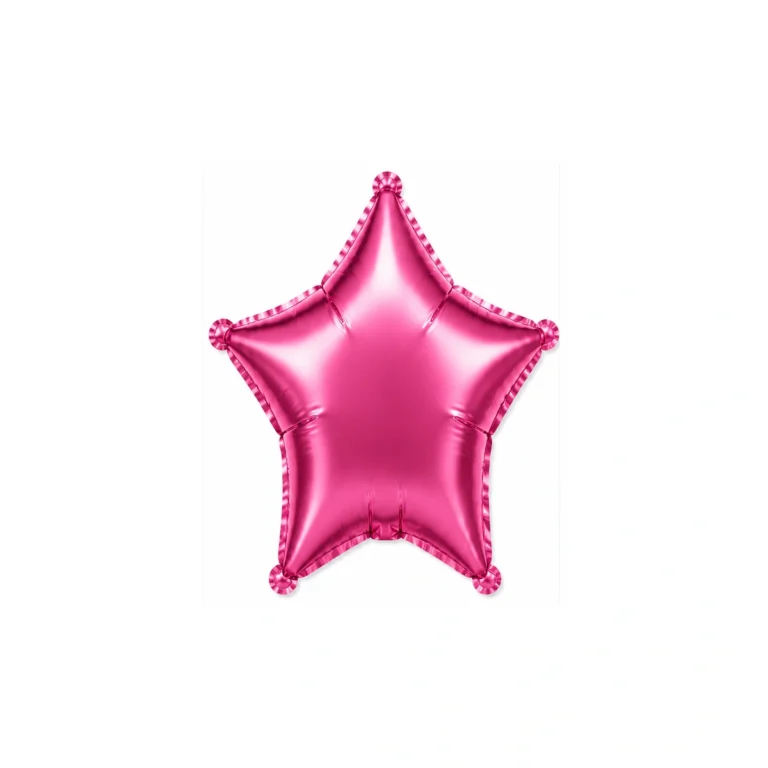 Folijski balon zvijezda – rozi saten, 18″