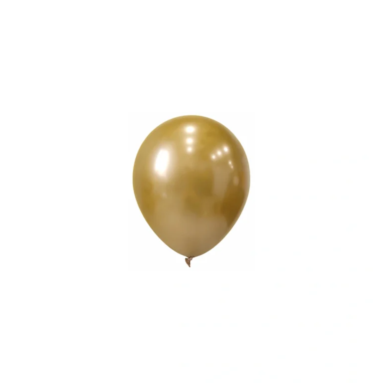 Lateks balon Gold Chrome – 10 inča