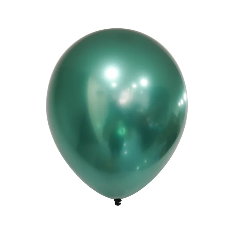 Lateks balon Chrome – zelena, 12″