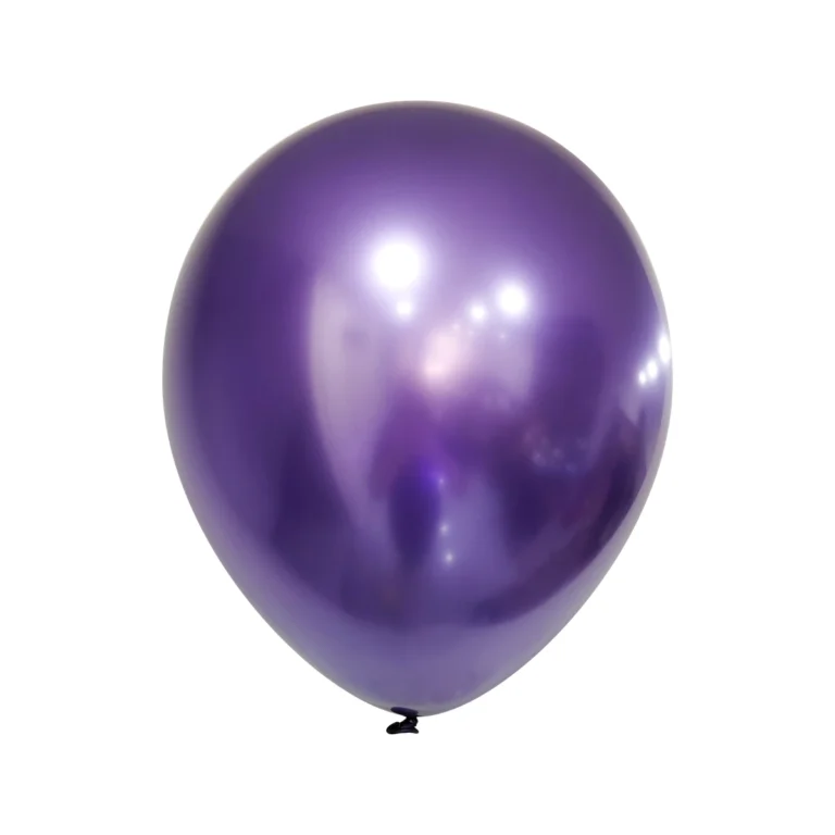 Lateks balon Chrome – ljubičasta, 12″