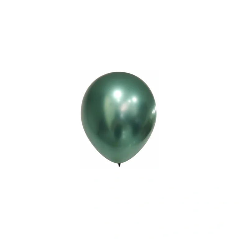 Lateks balon Chrome – Blackish Green, 12″