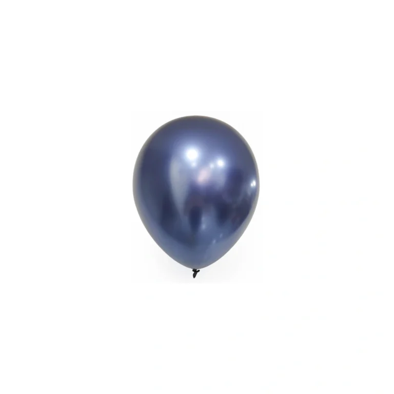 Lateks balon Chrome – Night Blue, 12″