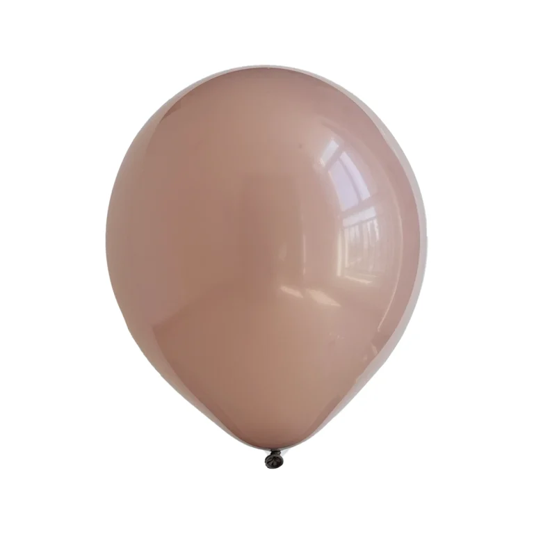 Lateks balon Pastel retro – Latte Brown, 5″