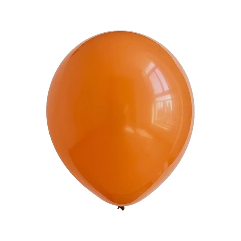 Lateks balon Pastel retro – Hermes Orange, 5″